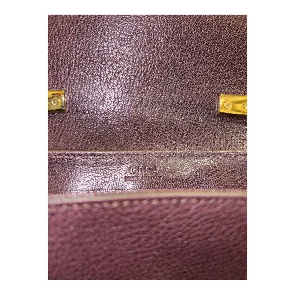 Chloe Calfskin Camo Sequin Mini Crossbody Bag w/auth card. B 14 - Picture 8 of 17